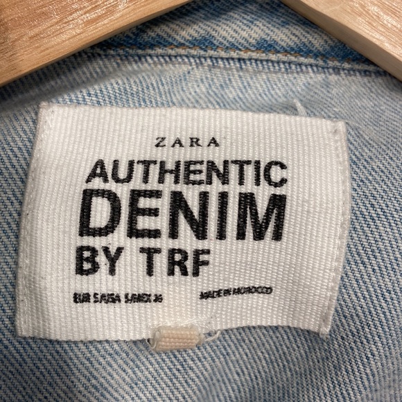 Zara TRF Denim Jean Jacket - Picture 3 of 3
